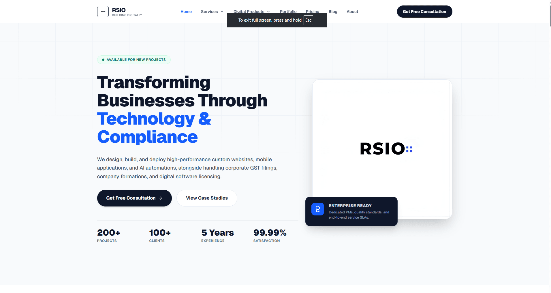 RSIO Digital Platform - SaaS Platforms built by RSIO in Assam